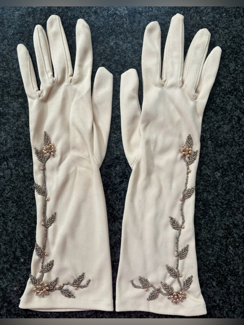 Women’s Vintage Hand Beaded Gloves
